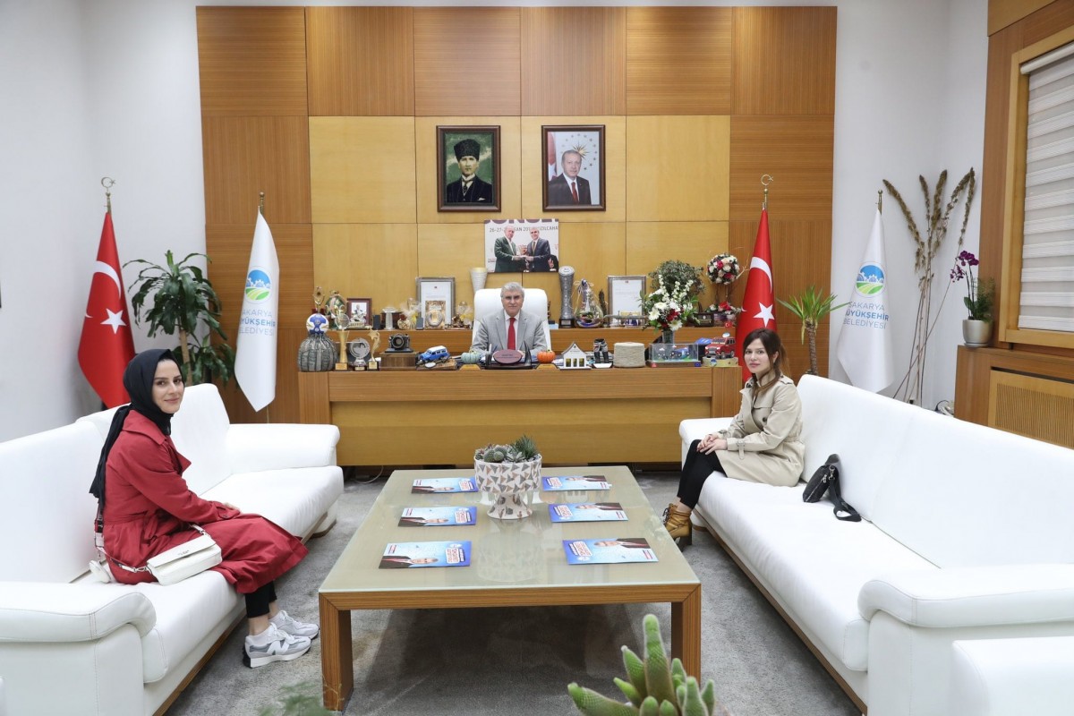 Milletvekili A. Adayı Tuğba Akkar'dan Başkan Yüce'ye ziyaret